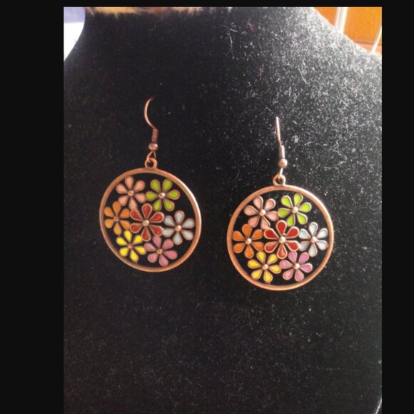 4 Pairs Bohemian Retro Dangle Earrings – Vintage Drop Set - Picture 8 of 8